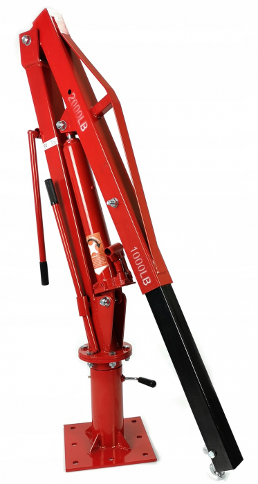 Macara hidraulica girafa pivotanta fixa atelier 360 grade 1Tona (M80405A) [3]