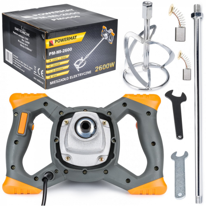Malaxor mixer 2600W masina amestecat amestecator mortar vopsea (PM0666) [1]