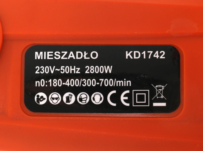 Malaxor mixer 2800W masina amestecat amestecator mortar vopsea (KD1742) [7]