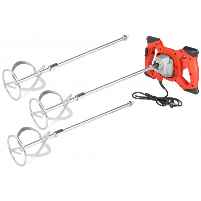 Malaxor mixer cu 3 palete 2300W, masina amestecat, amestecator mortar, vopsea (LXM23-3H) [2]
