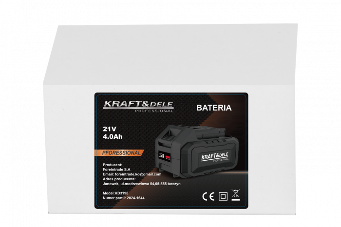 Malaxor mixer cu baterie acumulator 2 x 20V 4Ah masina amestecat amestecator mortar vopsea (KD3194) [16]