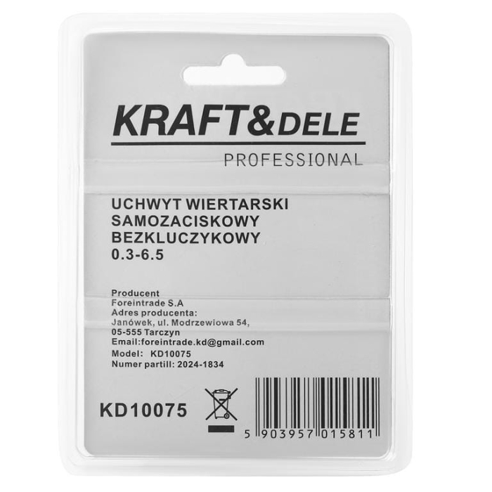 Mandrina de burghiu cu auto-strangere (KD10075) [9]