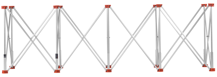 Masa profesionala pentru prelucrare gresie cu 10 picioare, 222 x 60 x 75 cm, 1000 kg (KD11981) [5]