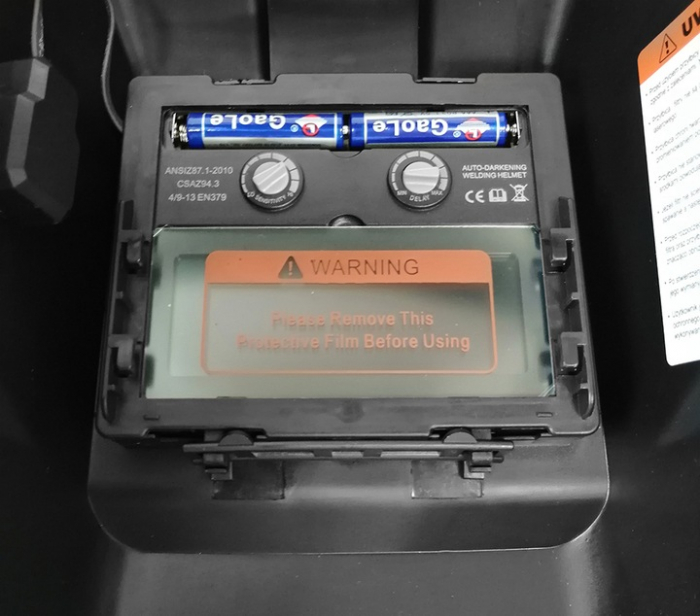 Masca sudura cu inchidere automata, cu reglaj, cristale lichide (S10376) [2]