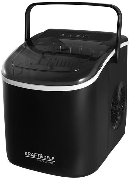 Masina aparat de facut gheata, 28x11.5x0 cm 220V 1.2 Litri, Economica, agent frigorific modern R600A, Negru (KD4124) [20]
