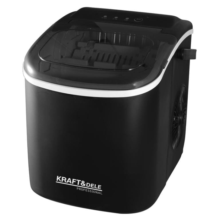 Masina aparat de facut gheata, 28x11.5x0 cm 220V 1.2 Litri, Economica, agent frigorific modern R600A, Negru (KD4124) [10]