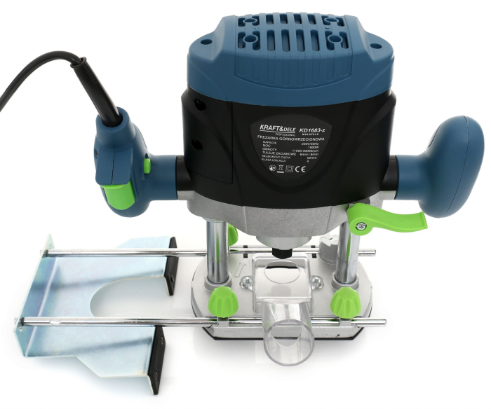 Masina aparat de frezat electrica 1900W freza verticala cu ghidaj 11.000 - 30.000 rpm (KD1683-Z) [7]