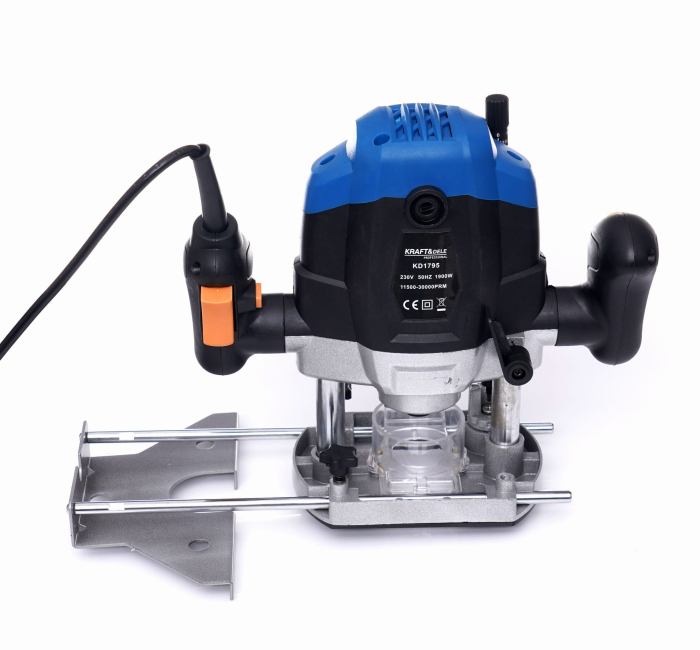Masina aparat de frezat electrica 1900W freza verticala cu ghidaj 11.000 - 30.000 rpm (KD1795) [3]