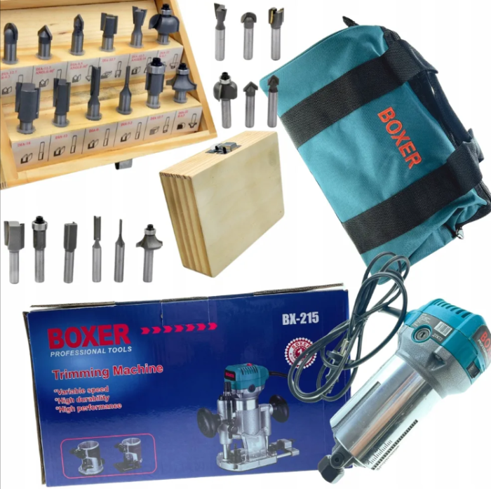 Masina aparat de frezat electrica multifunctionala freza ghidaj unghi unimanual minifreza de mana  (BX-215) [12]
