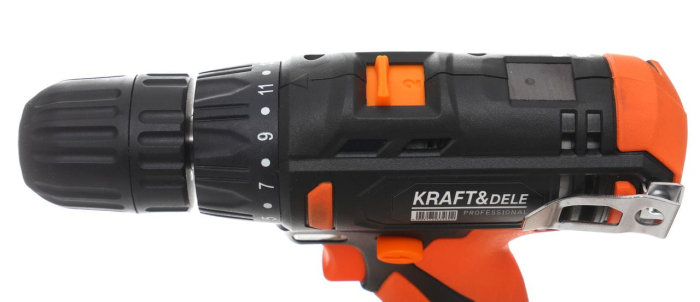 Masina, Aparat de gaurit, insurubat, Bormasina Autofiletanta cu baterii acumulator 12V 1.3Ah (KD1696) [11]