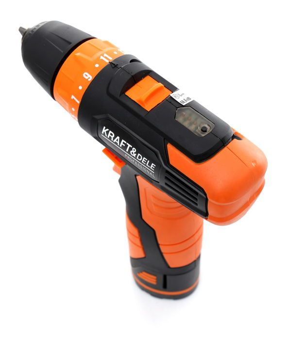 Masina, Aparat de gaurit, insurubat, Bormasina Autofiletanta pe baterii acumulator 12V Li-Ion(KD1670) [10]