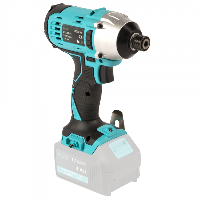 Masina Aparat de insurubat cu impact 150Nm 18V 2 baterii acumulator (DZ-SE189+) [3]