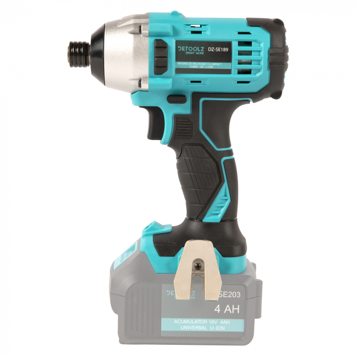 Masina Aparat de insurubat cu impact 150Nm 18V 2 baterii acumulator (DZ-SE189+) [8]