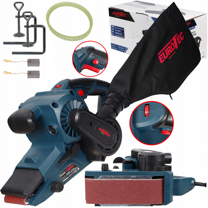 Masina aparat de slefuit cu banda abraziva 2600W slefuitor de mana (EUBS-2600) [1]