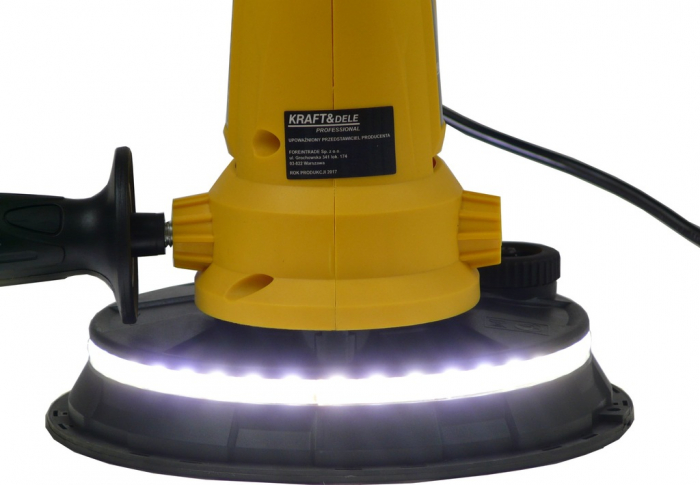 Masina aparat de slefuitor pereti tavan rigips glet 1400W 180mm aspirare LED (KD1540) [4]