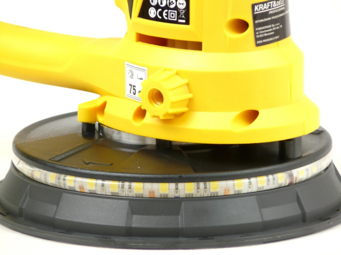 Masina aparat de slefuitor pereti tavan rigips glet 1400W 180mm aspirare LED (KD1540) [9]
