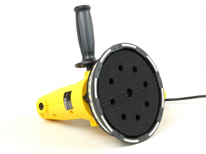 Masina aparat de slefuitor pereti tavan rigips glet 1400W 180mm aspirare LED (KD1540) [8]