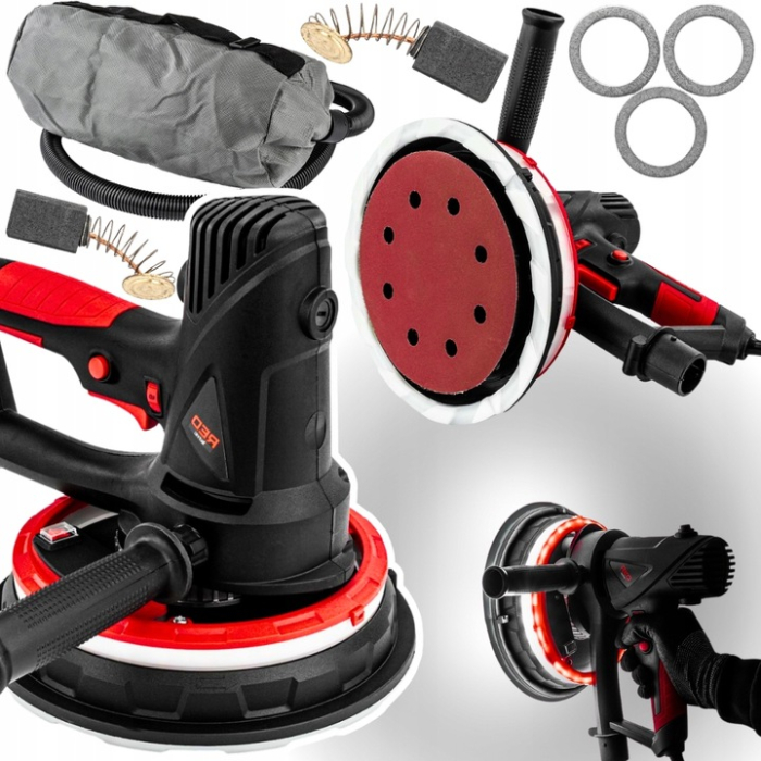 Masina aparat de slefuitor pereti tavan rigips glet 1800W 180mm aspirare LED (RTSDG0135) [1]