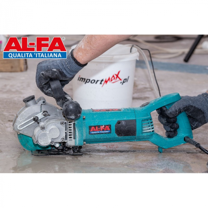 Masina aparat de taiat caneluri in zidarie 2700W racire pe apa de canelat debitor freza canale cu disc diamantat (ALBR37) [16]