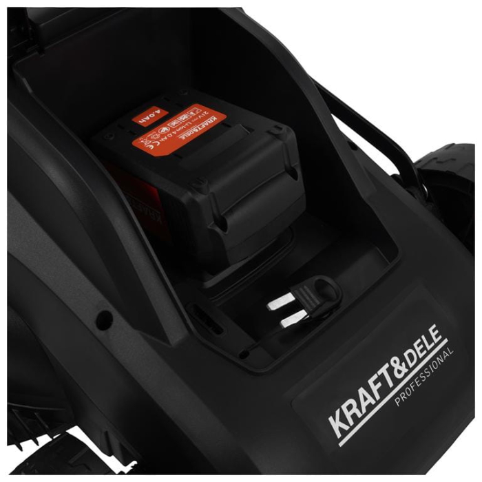 Masina aparat pe baterii acumulator 21V 4Ah de tuns iarba gazon 33cm (KD5550) [15]
