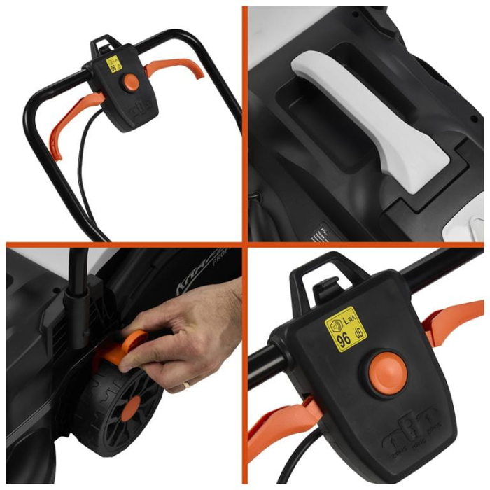 Masina aparat pe baterii acumulator 21V 4Ah de tuns iarba gazon 33cm (KD5550) [36]