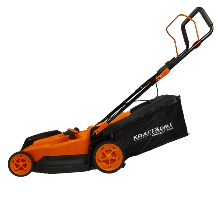 Masina aparat pe baterii acumulator 40V 2x20V 6Ah de tuns iarba gazon 38cm (KD5411) [18]