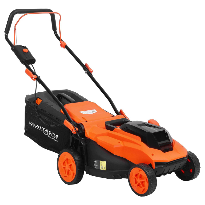 Masina aparat pe baterii acumulator 40V 2X20V 6Ah de tuns iarba gazon 43cm (KD5412) [8]