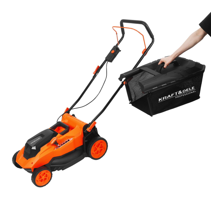 Masina aparat pe baterii acumulator 40V 2X20V 6Ah de tuns iarba gazon 43cm (KD5412) [18]