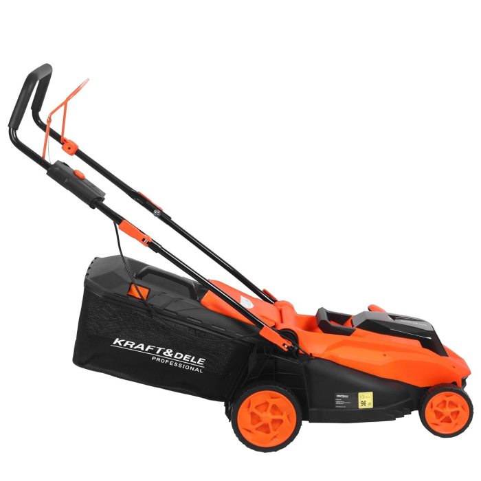 Masina aparat pe baterii acumulator 40V 2X20V 6Ah de tuns iarba gazon 43cm (KD5412) [6]