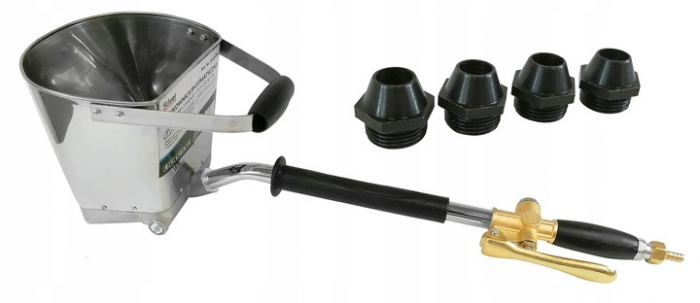 Masina aparat pneumatic tencuit pereti + 8 duze 7 11mm (S10523) [5]