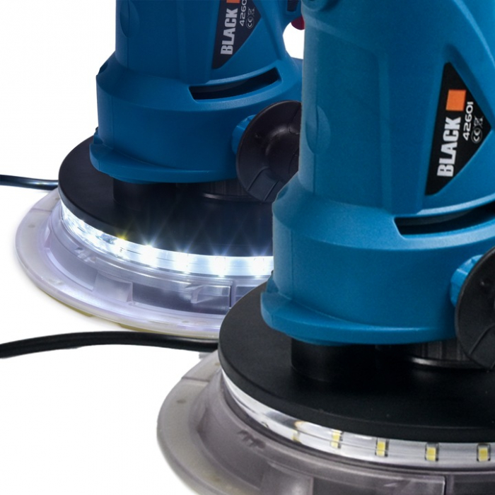 Masina aparat slefuit 2200W 190mm  pereti tavan rigips glet aspirare slefuitor furtun sac LED (42601) [2]