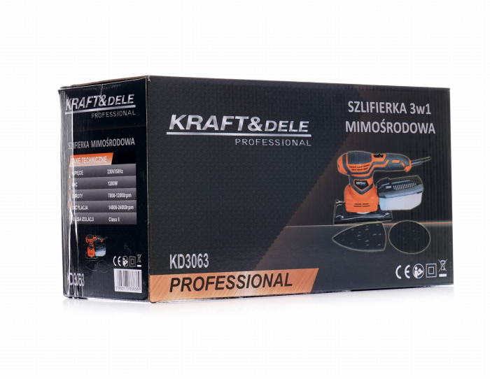 Masina Aparat slefuit electric 1200W excentric orbital cu aspirare slefuitor 3 in 1 (KD3063) [11]