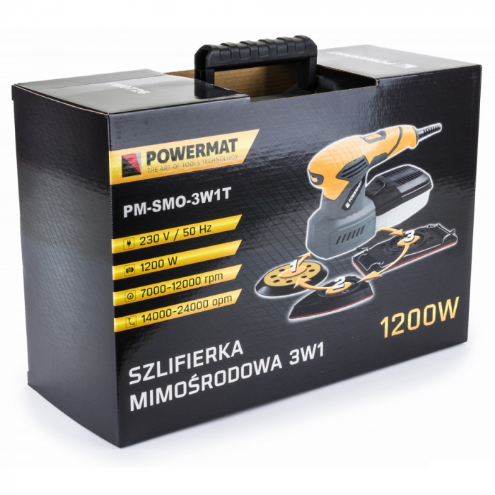 Masina Aparat slefuit electric 1200W multifuctional 3 capuri 125mm cu aspirare  Slefuitor  (PM0726) [5]
