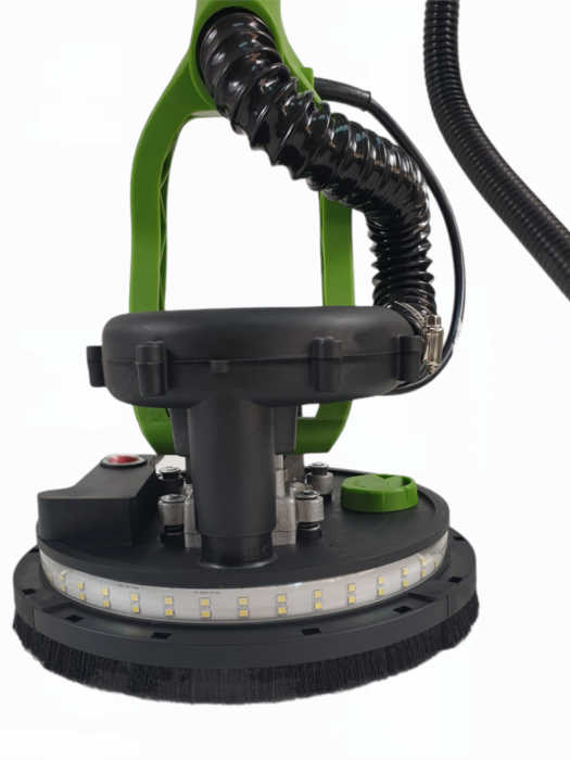 Masina aparat slefuit pereti 225mm 800-1750rpm cu aspirare extensibil girafa cu lumina LED EX1050 (EFT-9214) [4]