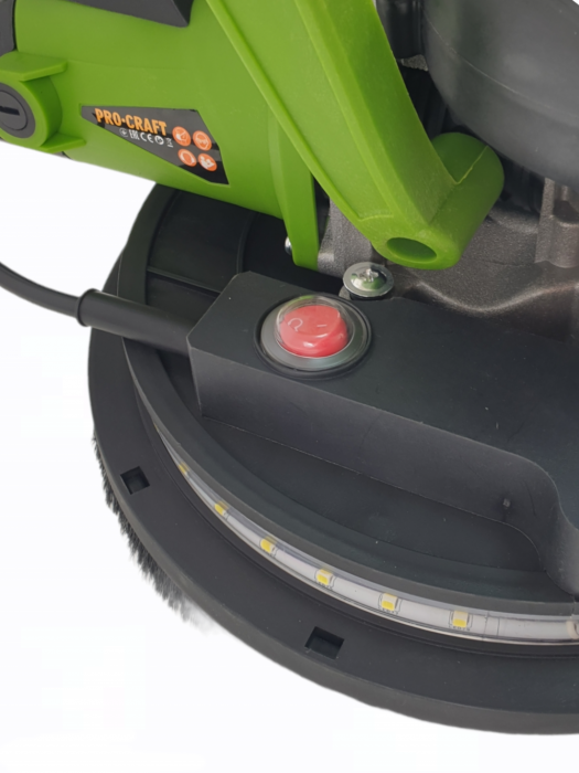 Masina aparat slefuit pereti 225mm 800-1750rpm cu aspirare extensibil girafa cu lumina LED EX1050 (EFT-9214) [5]