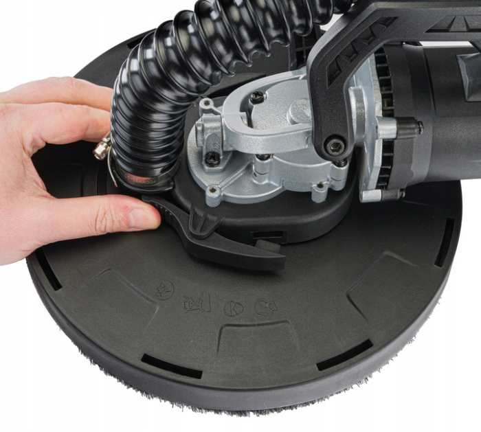 Masina, aparat slefuit pereti 1500W 2 in 1 225mm cu aspirare extensibil girafa cu lumina LED (RTSDG0085) [18]