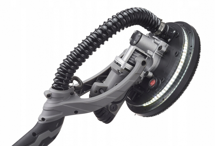 Masina, aparat slefuit pereti 1700W + 30xdisc + 4xmasca + acesorii 225mm extensibil girafa lumina LED (MP0016) [6]