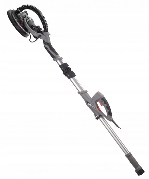 Masina, aparat slefuit pereti 1700W + 30xdisc + 4xmasca + acesorii 225mm extensibil girafa lumina LED (MP0016) [7]