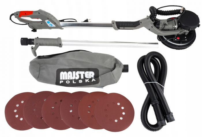 Masina, aparat slefuit pereti 2000W 225mm cu aspirare extensibil girafa cu lumina LED (MP0018) [6]