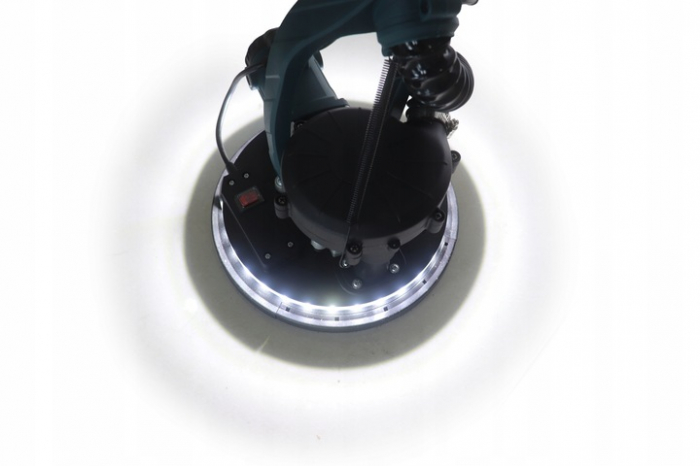 Masina, aparat slefuit pereti 2550W + 12 discuri 225mm cu aspirare extensibil girafa cu lumina LED (KDS2550) [5]