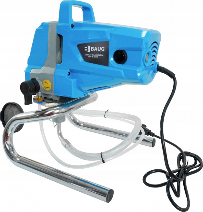 Masina aparat statie vopsit zugravit 1100W pompa vopsea var lac lavabil (B4900) [5]
