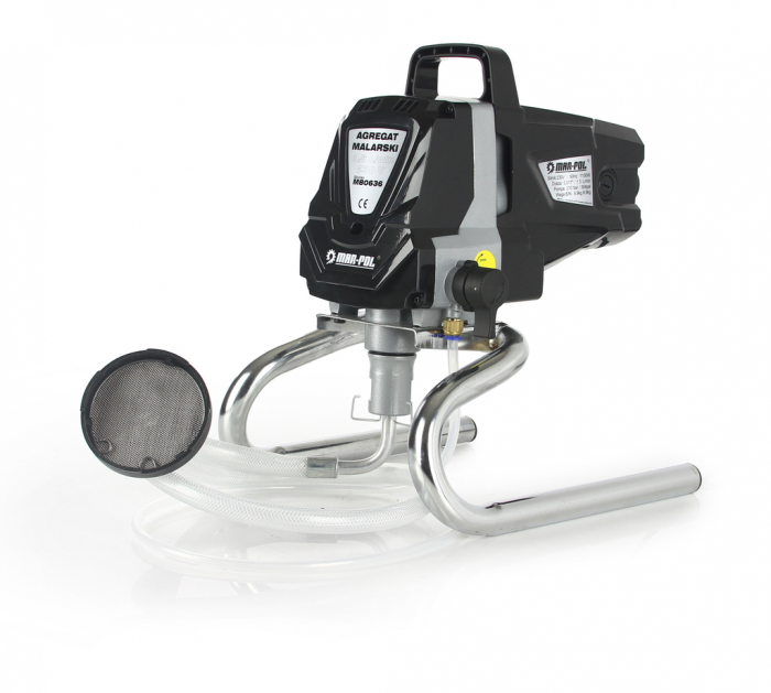 Masina aparat statie vopsit zugravit 1200W pompa vopsea var lac lavabil (M80636) [5]