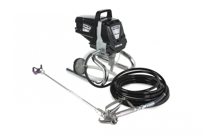 Masina aparat statie vopsit zugravit 1200W pompa vopsea var lac lavabil (M80636) [4]