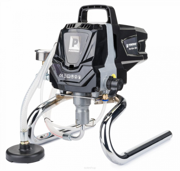 Masina aparat statie vopsit zugravit 1200W pompa vopsea var lac lavabil (PM-PDM-1200) [3]