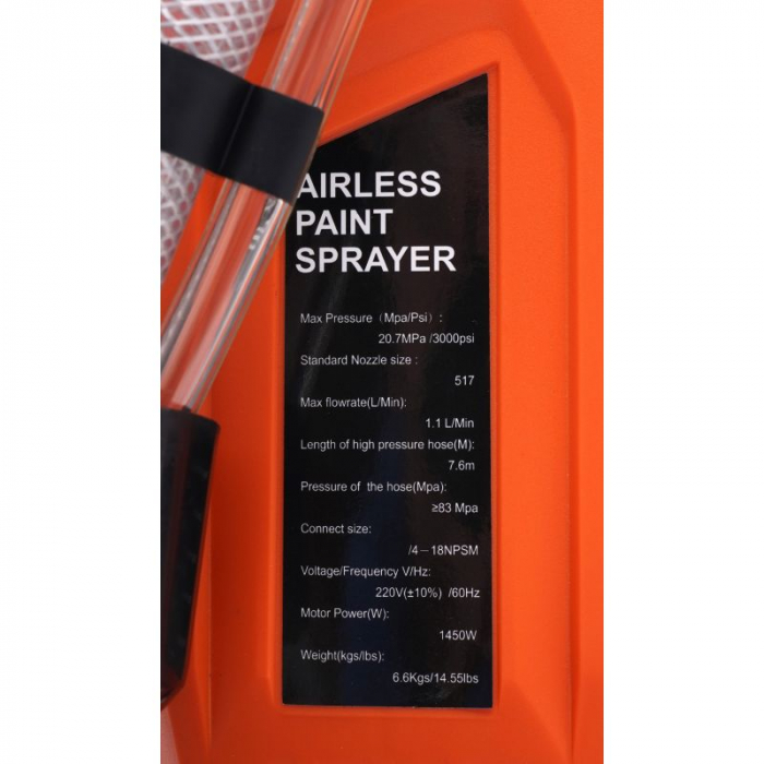 Masina aparat statie vopsit zugravit 1450w pompa vopsea var lac lavabil (KD1746) [6]