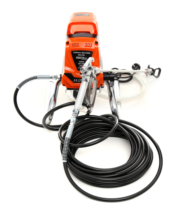 Masina aparat statie vopsit zugravit 1500w pompa vopsea var lac lavabil (KD1744) [10]
