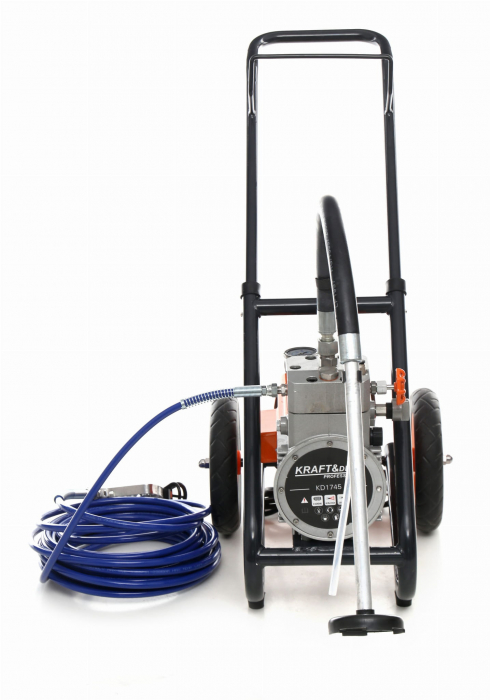 Masina aparat statie vopsit zugravit 1500w pompa vopsea var lac lavabil (KD1745) [2]