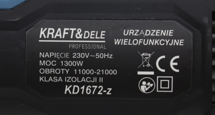 Masina aparat unealta multifunctionala 1300W 21000RPM (KD1672-Z) [4]