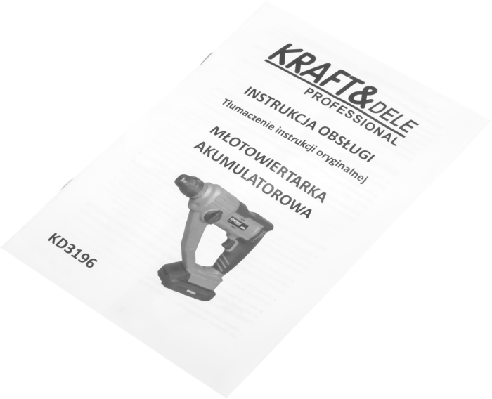 Masina ciocan de gaurit cu percutie rotopercutor 21V, 2J, 2 x 4Ah, SDS valiza (KD3196) [16]