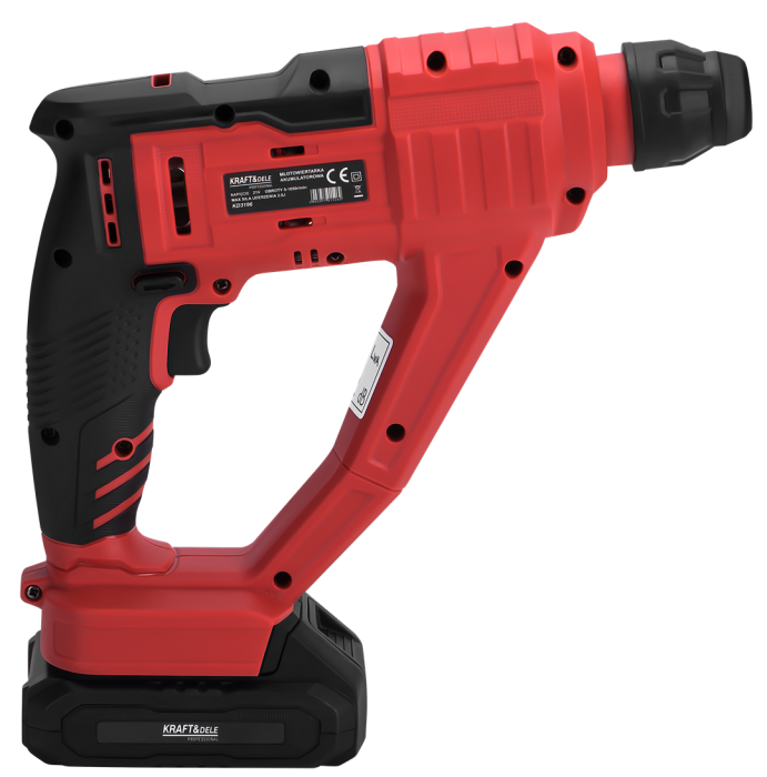 Masina ciocan de gaurit cu percutie rotopercutor 21V, 2J, 2 x 4Ah, SDS valiza (KD3196) [9]